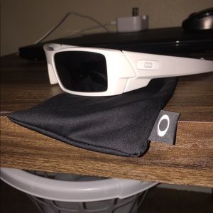 White Oakley sunglasses